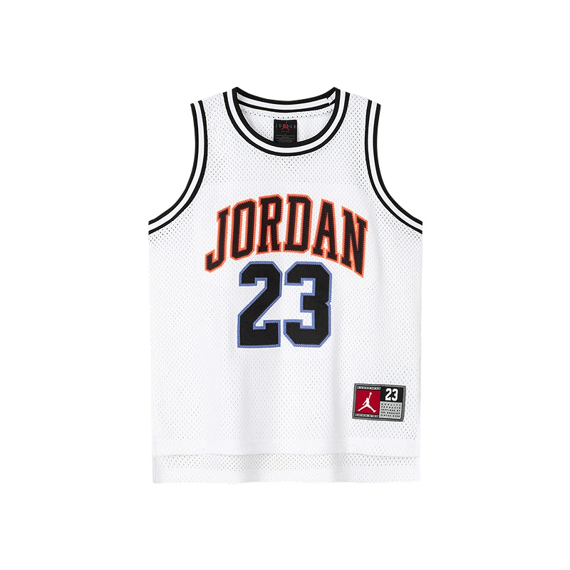 AIR JORDAN儿童夏季运动舒适透气无袖男童装背心N-TT-A773