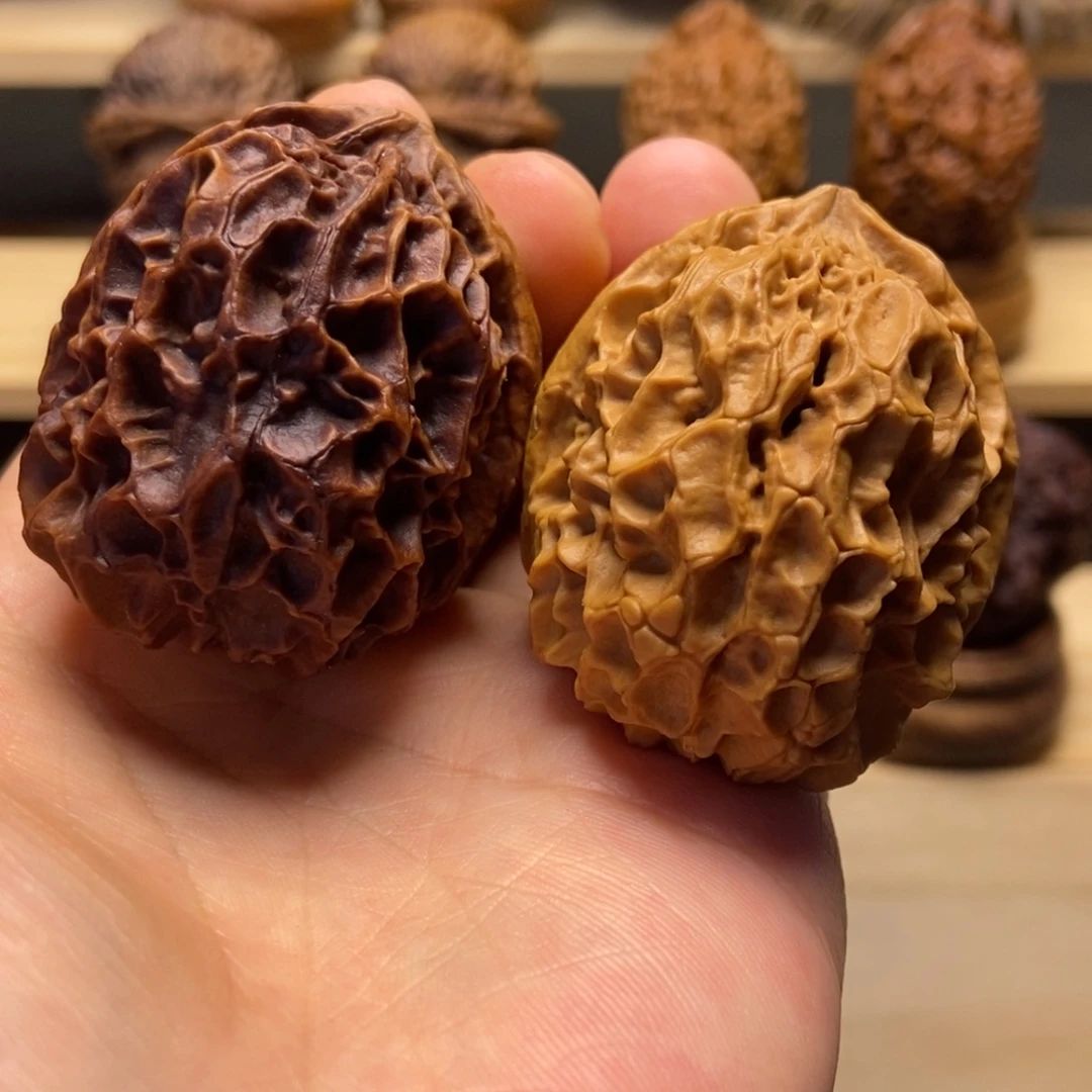 把件文玩核桃凤凰牡丹46