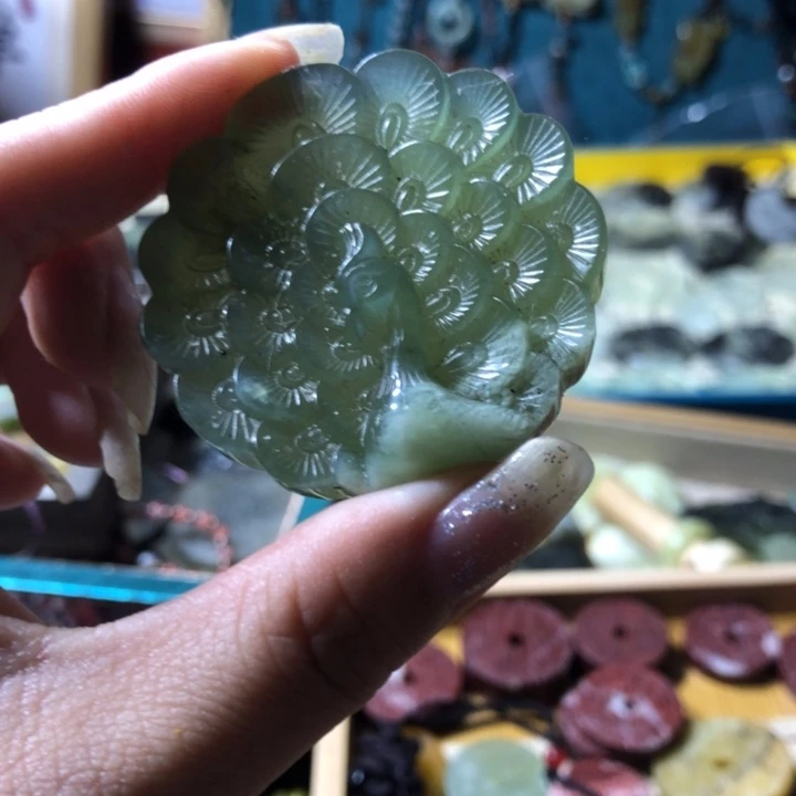 岫玉未镶嵌岫玉挂件