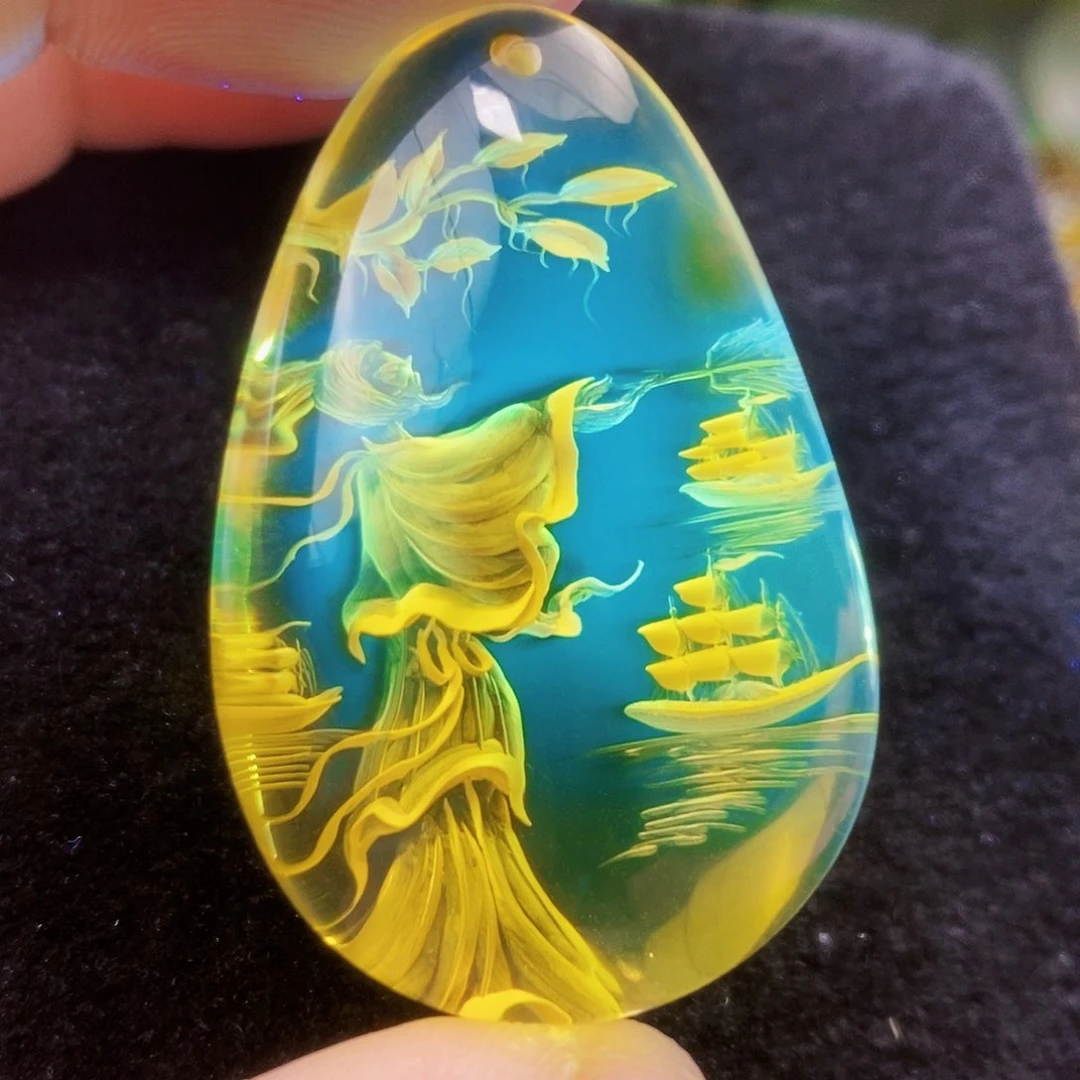 【闪购商品】金珀吊坠(不含链)未镶嵌