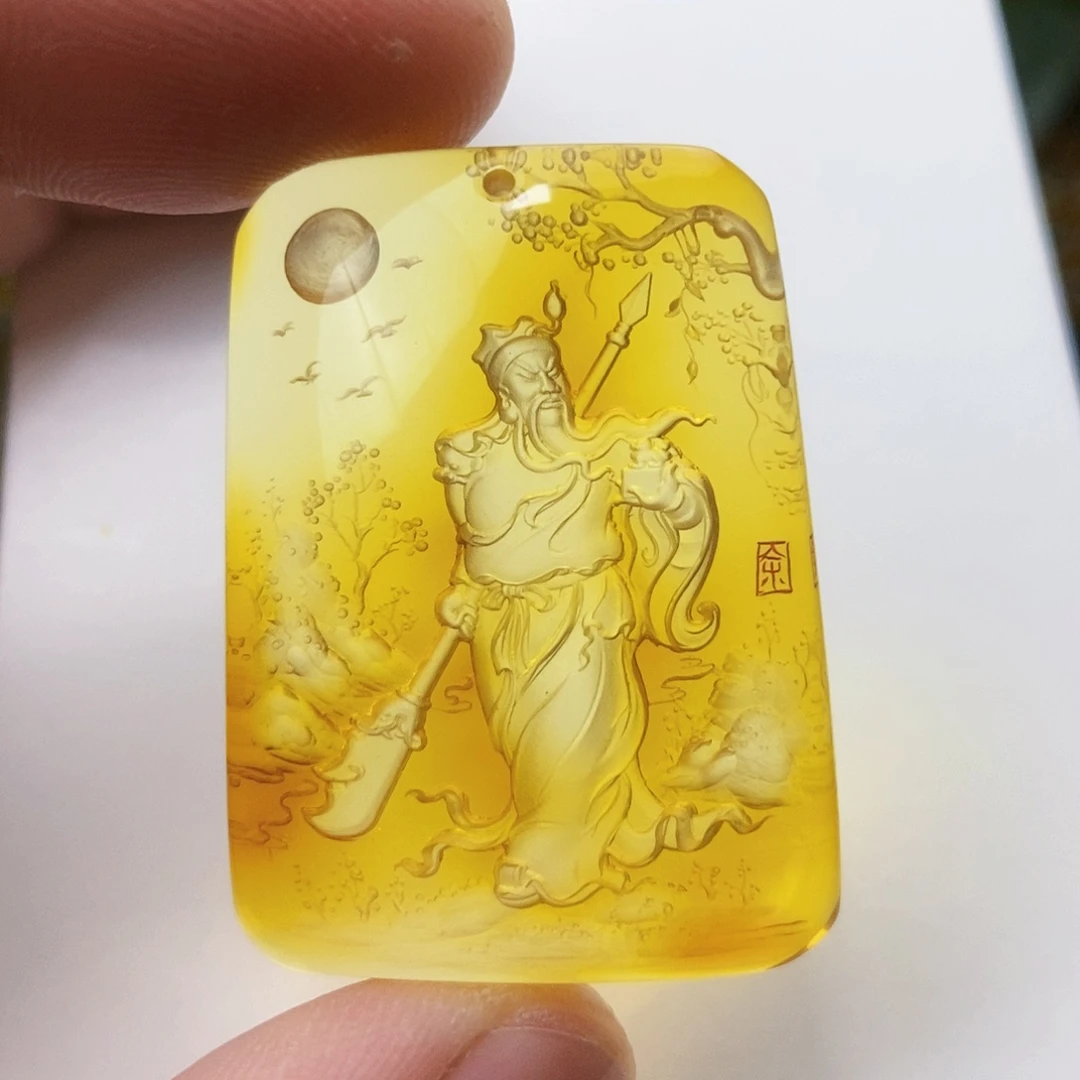 【闪购商品】金珀吊坠(不含链)未镶嵌