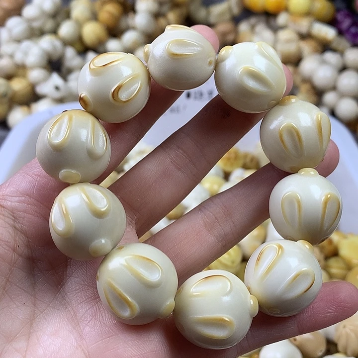 菩提根/象牙果手串象牙果兔子瑕疵 不退不