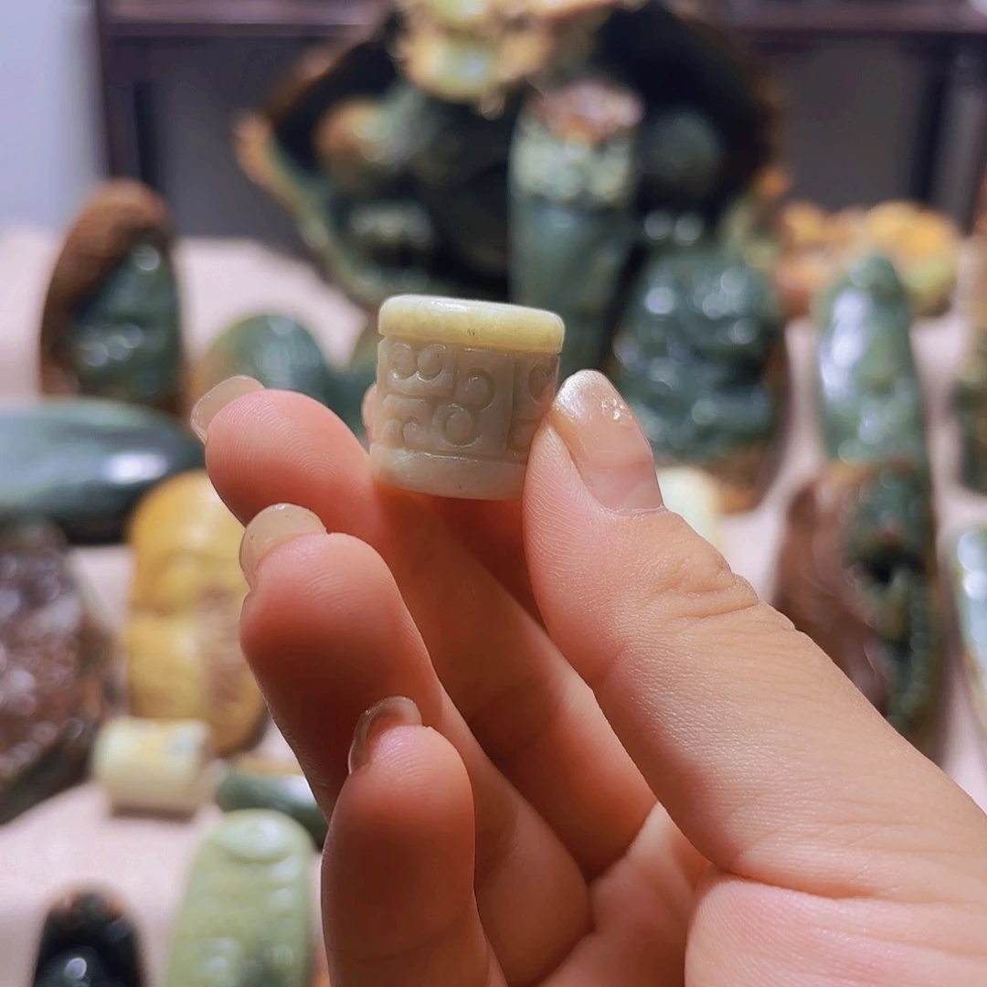 岫岩河磨玉（透闪石质玉）未镶嵌挂件