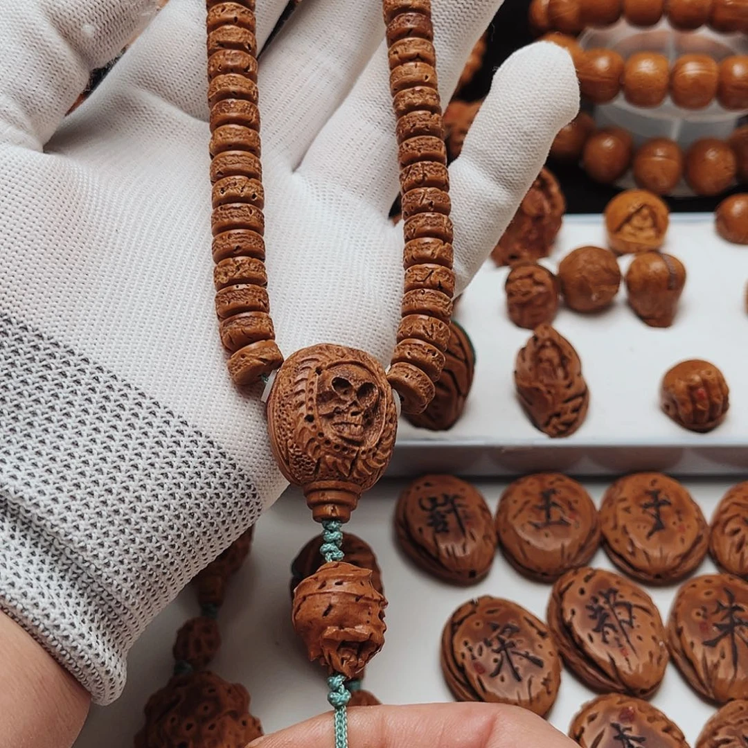 核桃手串/手链信***6手工桃核手持核片