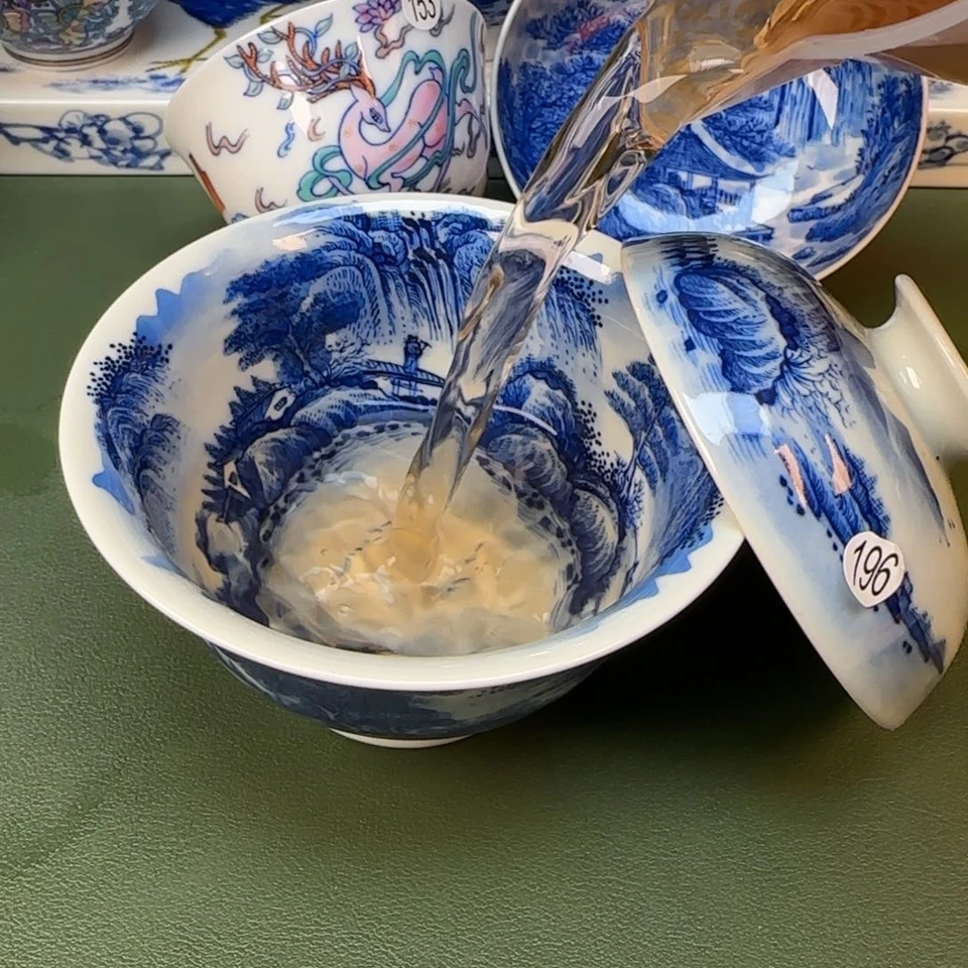 彦祖纯手工手绘茶具196