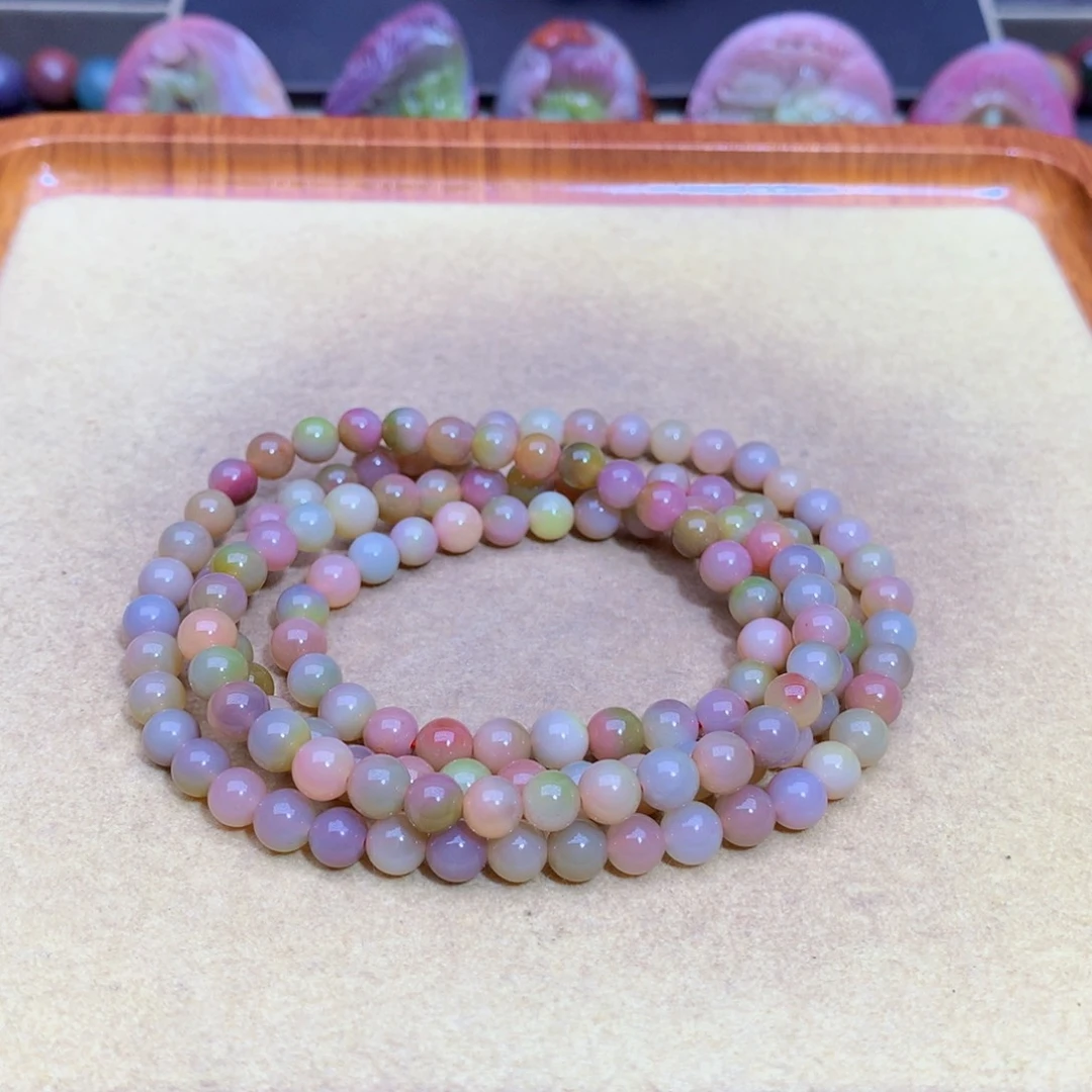 玛瑙未镶嵌手链盐源