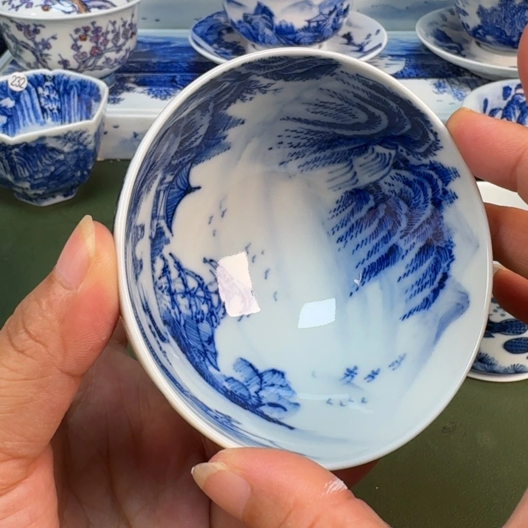 景德镇纯手绘茶具圆圆228