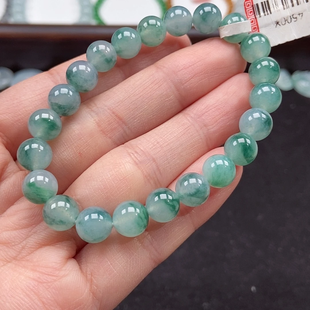 翡翠未镶嵌手串卡8.3