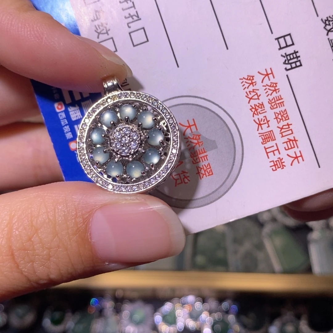 翡翠未镶嵌颈饰天然