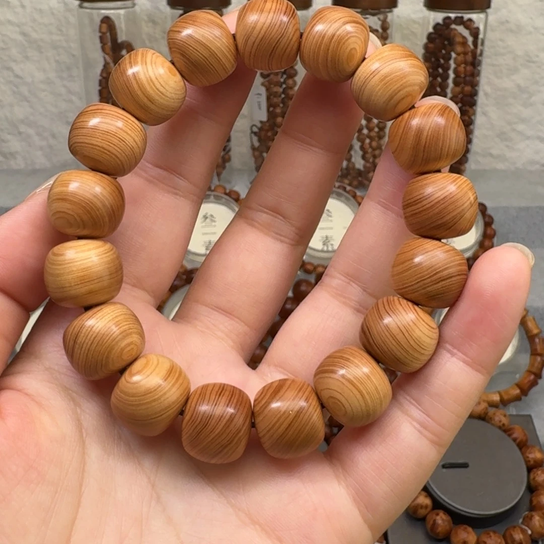 柏木（崖柏）手串/手链13*14红油