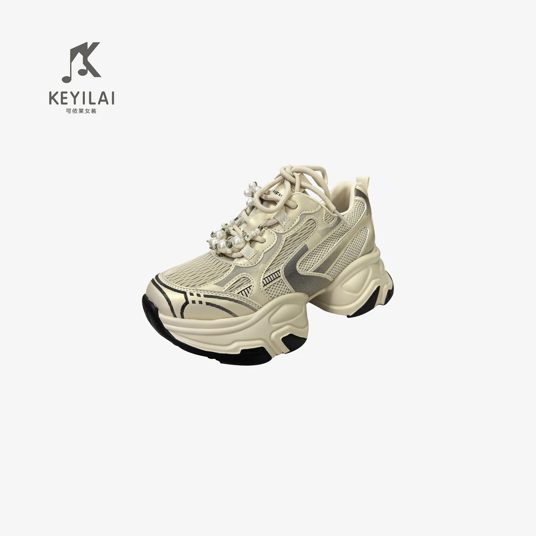 KYL可依莱-老爹鞋百搭爆款厚底增高透气休闲运动鞋DQXL1102
