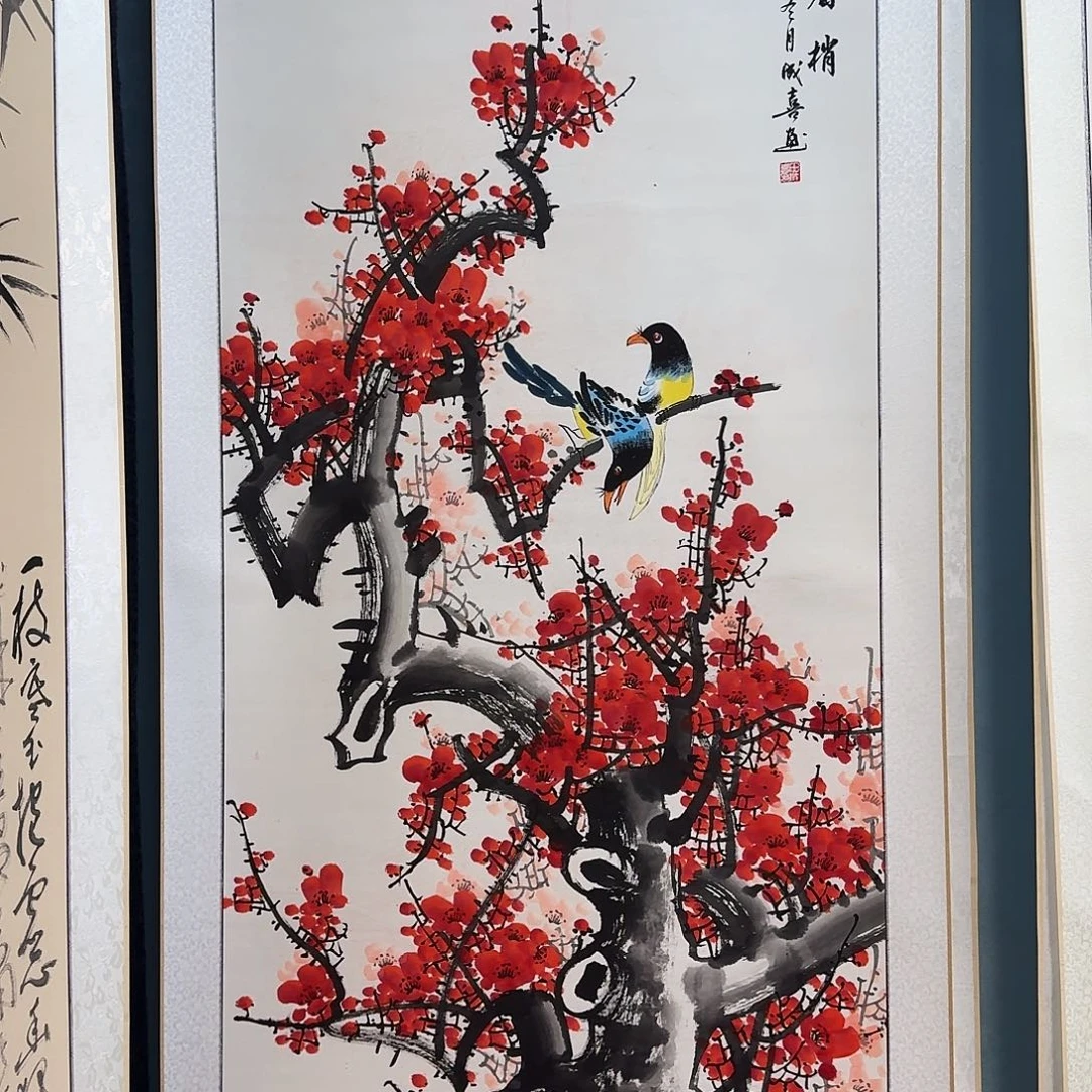 纯手绘国画作品好看