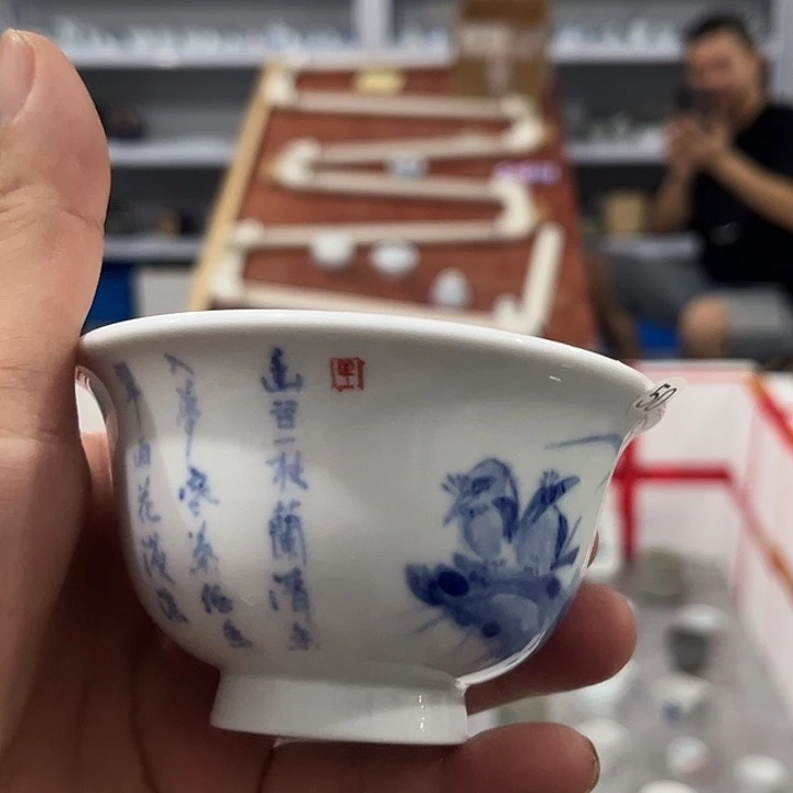 ****莲景德镇手工手绘陶瓷茶具