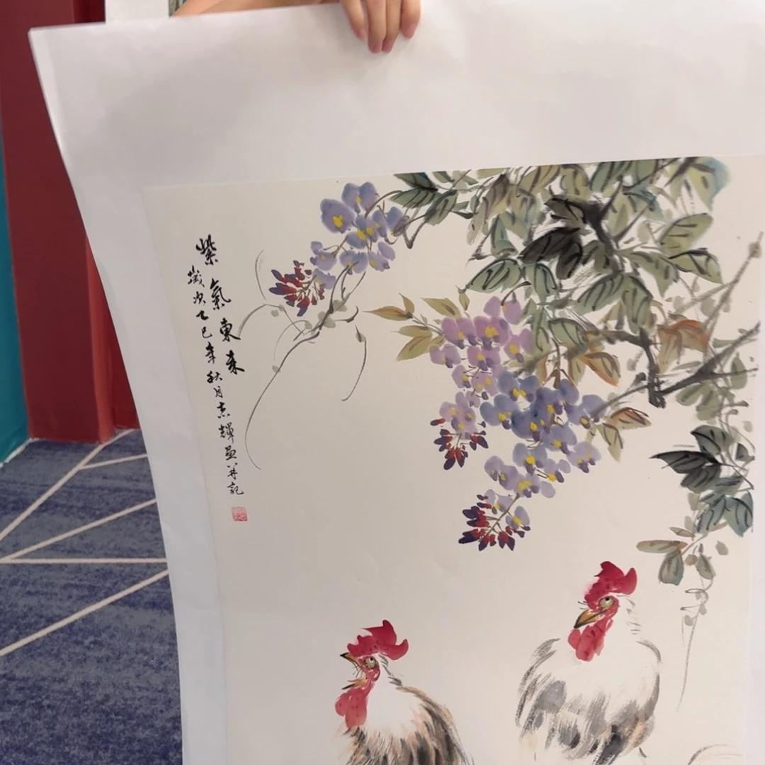 国画国画作品山水花鸟