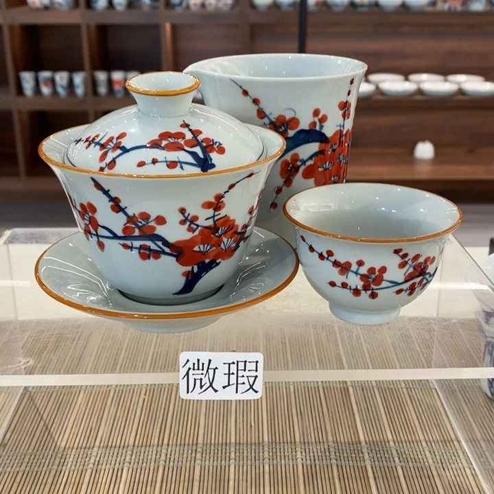 釉下老陶泥手工绘制