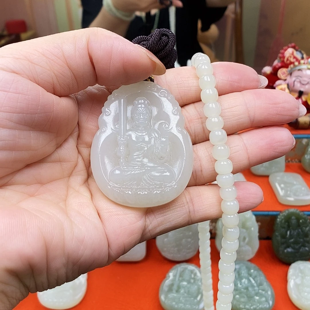 颈饰未镶嵌和田玉萌*哒