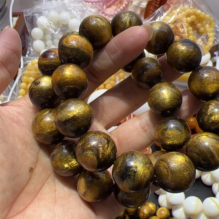 大理石磁石1.8柳木手串