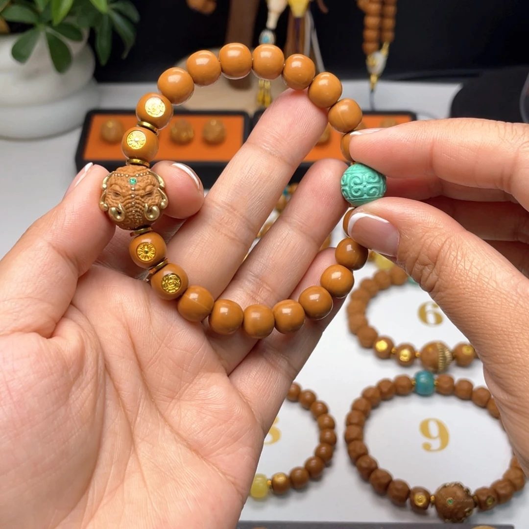 炖***基手串猴头核桃老型➕四标➕单颗➕配饰