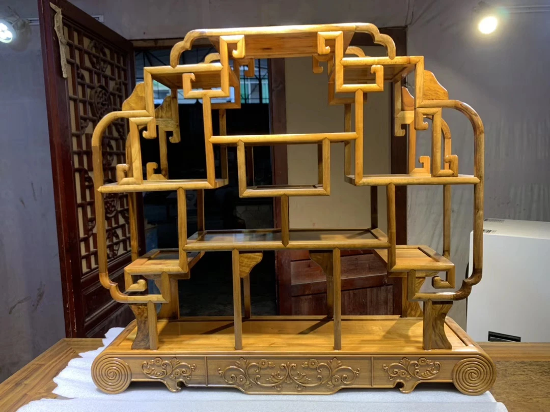 迷你小博古架小叶楠木