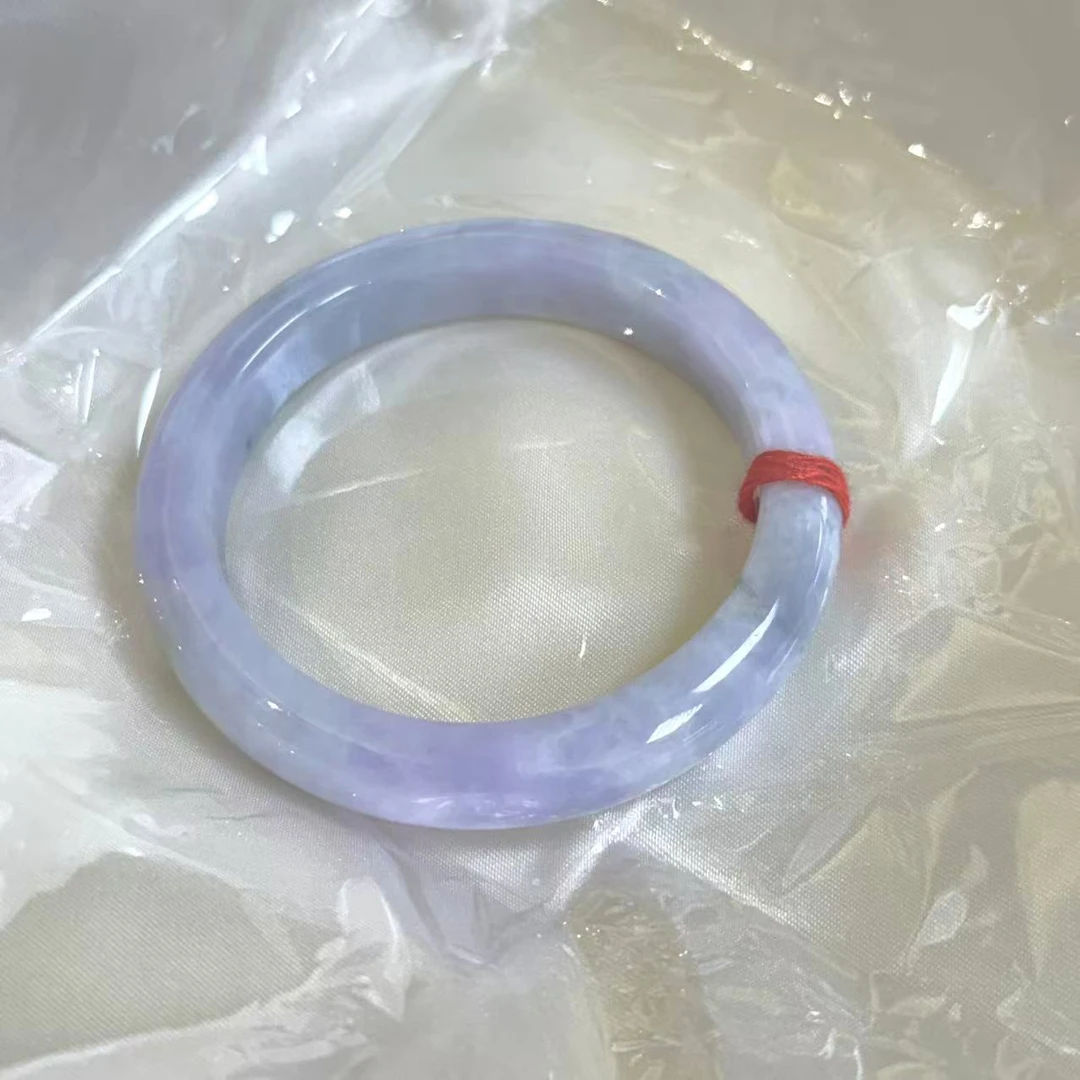 XY177-1 孤品天然翡翠手镯 圈口57