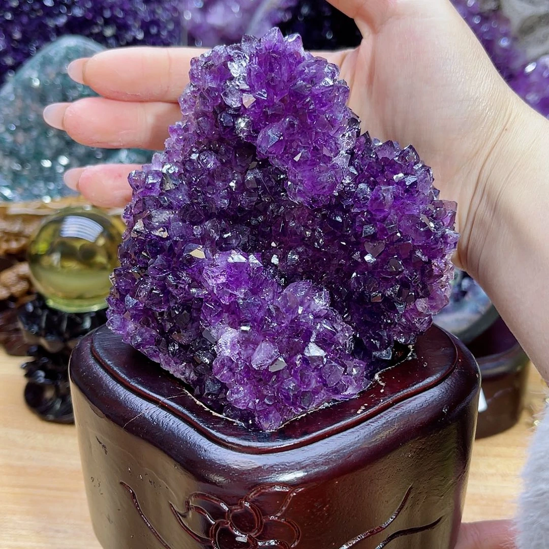 紫晶大型摆件（非配饰）未镶嵌