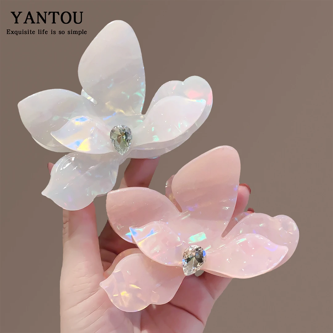 少女风千金风休闲风日韩抓夹发夹鲨鱼夹气质刘海夹