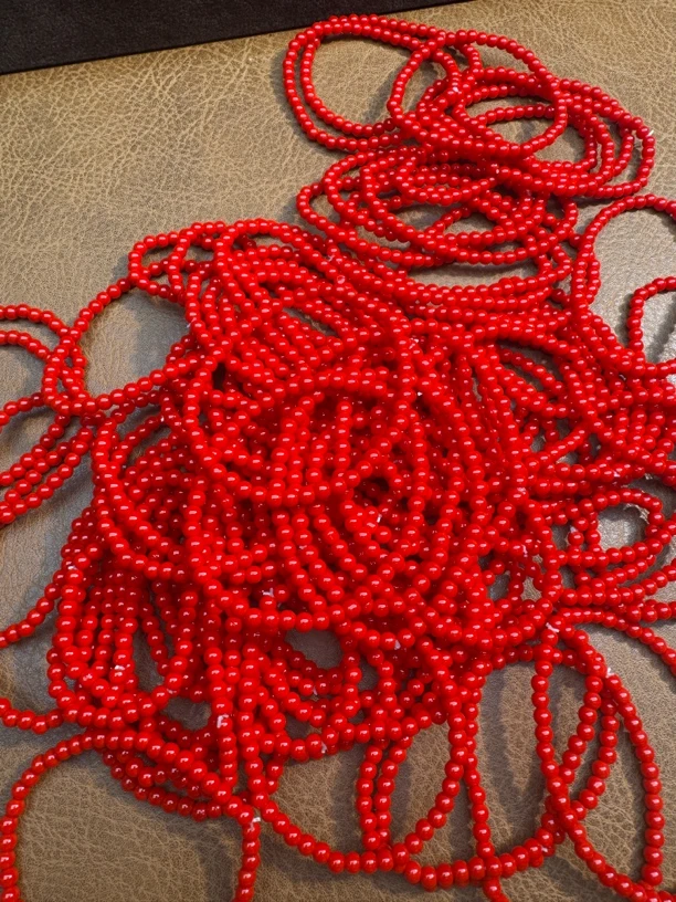 A171精工4mm红色手串