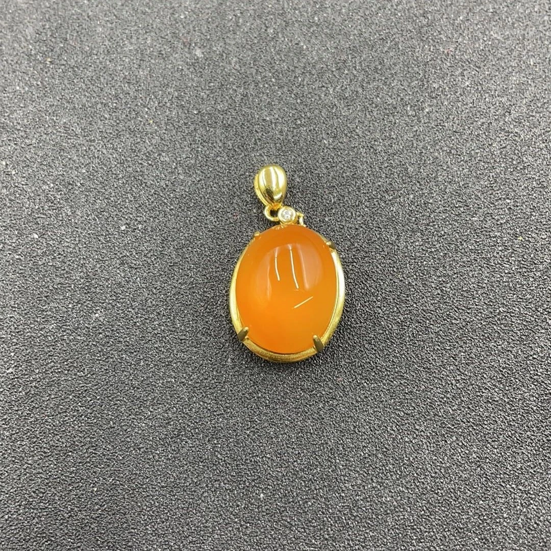 BY0305FWJS标61 南红吊坠