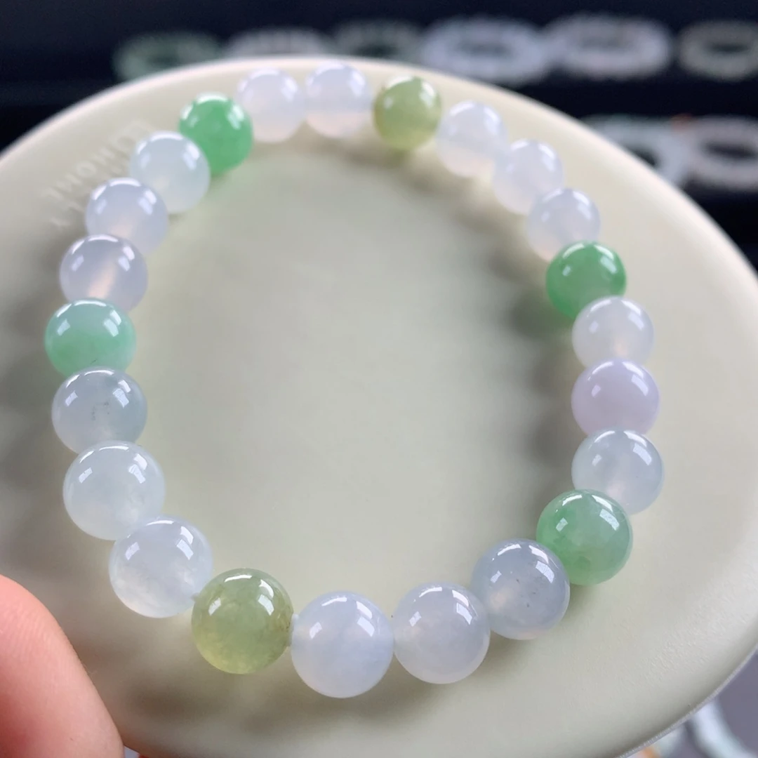 翡翠未镶嵌手链卡8