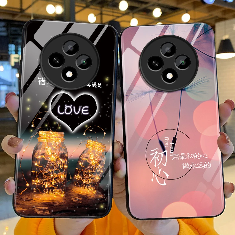 适用oppoa3pro手机壳a3新款5G玻璃壳a3x高级LOVEa3iplus薄活力版