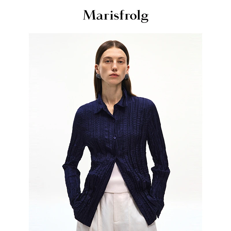 Marisfrolg玛丝菲尔秋季时髦高级衬衣A1FZ30329