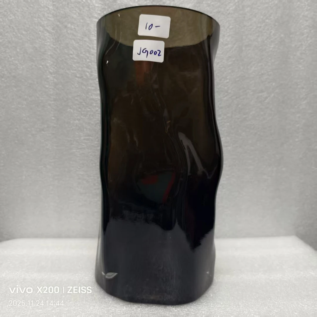 JG-002简约现代琉璃花瓶客厅餐桌插花艺术摆件