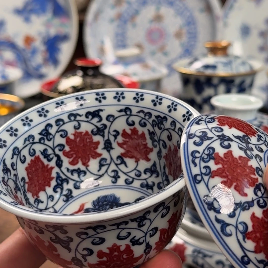 G***达纯手工手绘陶瓷茶具