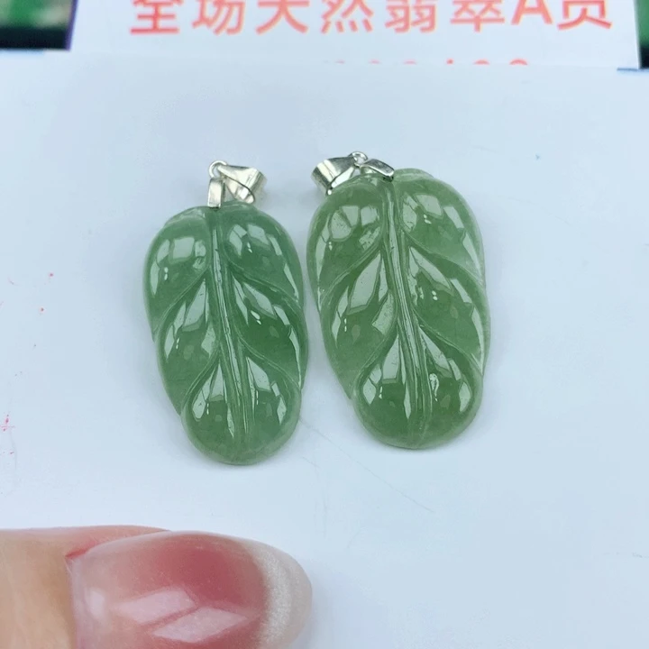 颈饰银S925镶嵌翡翠多样性发其1