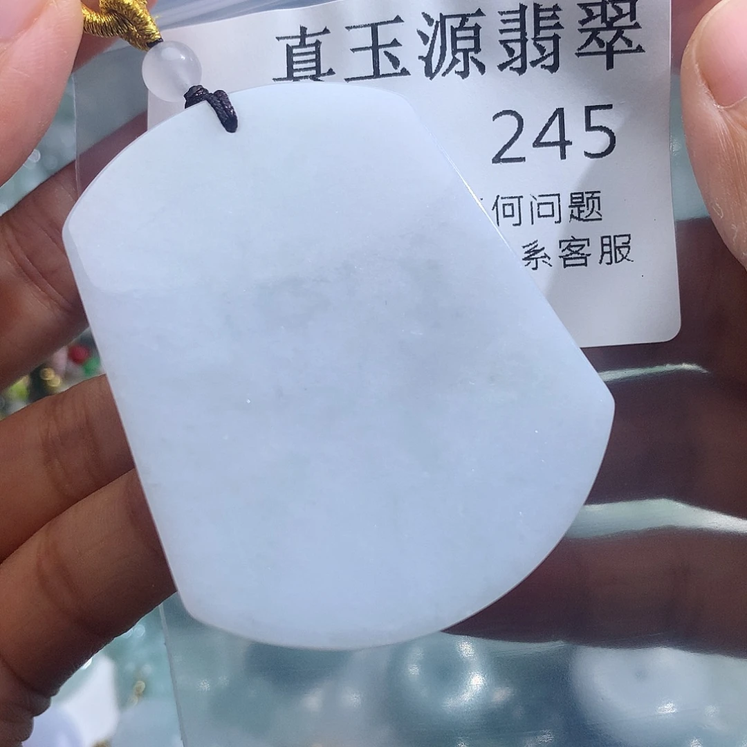 翡翠未镶嵌颈饰245