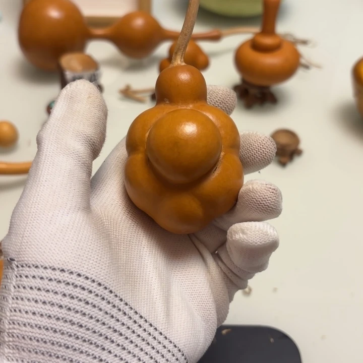 果***然天然手捻老皮葫芦