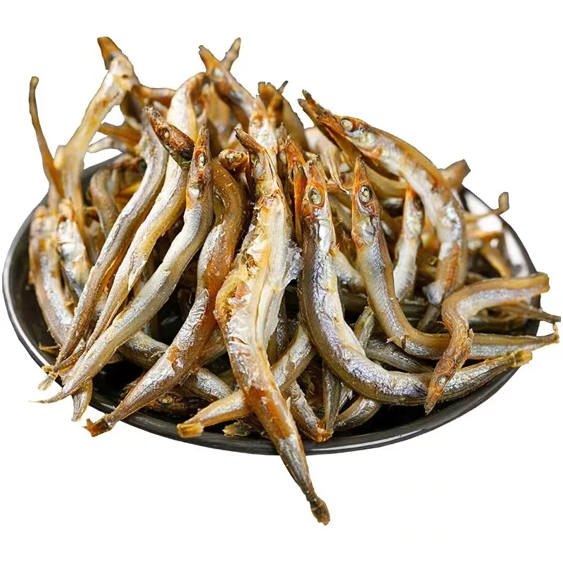 青岛崂山甜晒面条鱼干小银鱼淡干少盐熟晒顺丰发货 （冷冻保存）