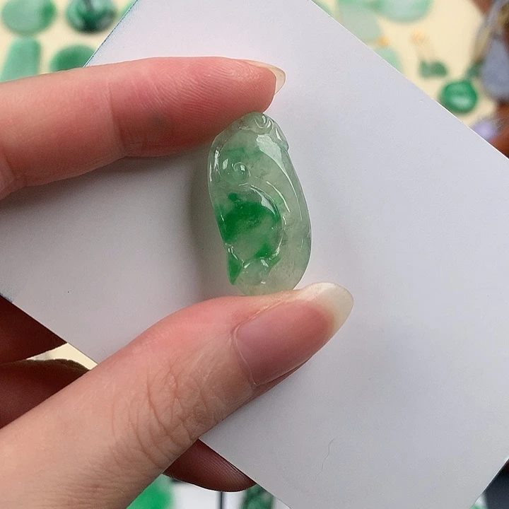 翡翠18K金镶嵌颈饰8752246778