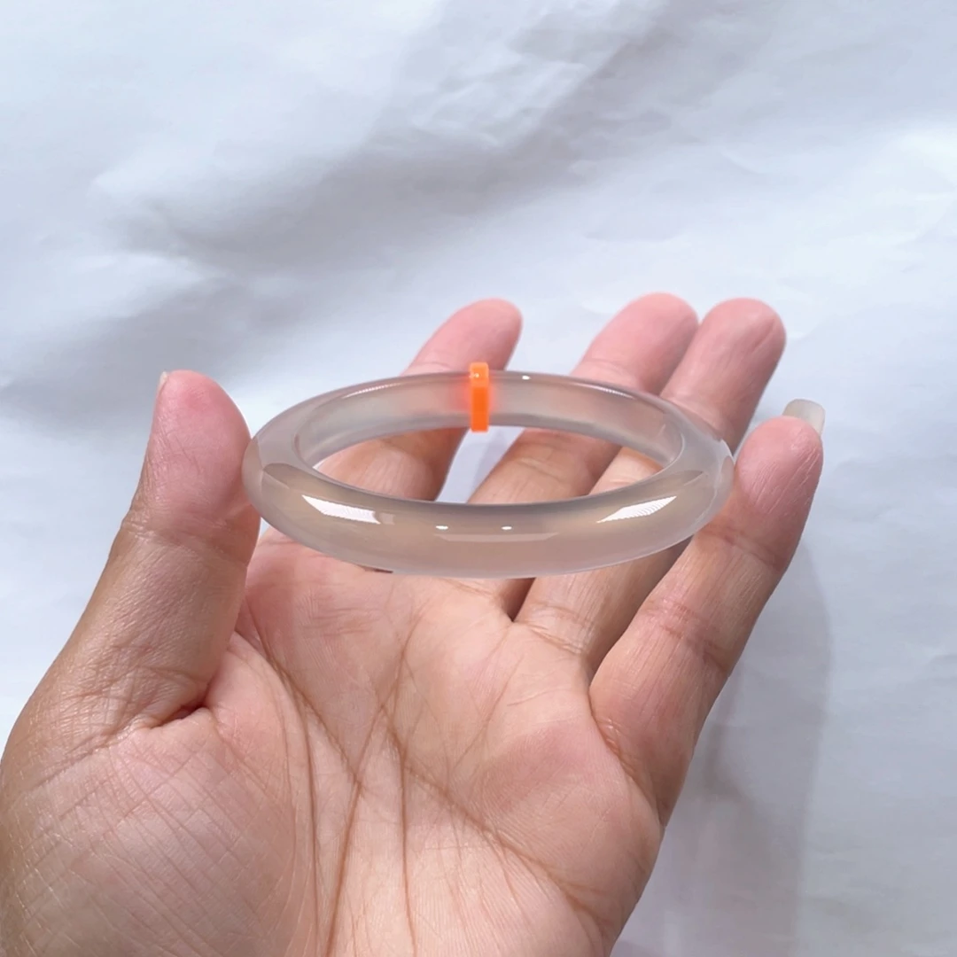 玛瑙/玉髓手镯未镶嵌纹理，龙鳞纹