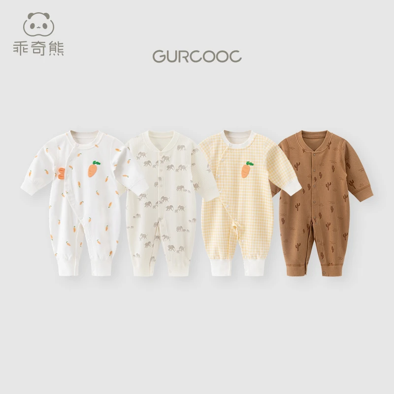 【贴肤打底】婴幼儿连体衣蓄热秋冬季保暖睡衣发热居家宝宝哈衣爬服