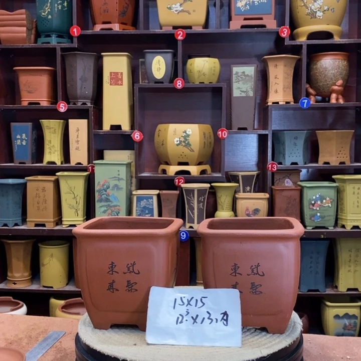 紫砂花盆紫砂花盆