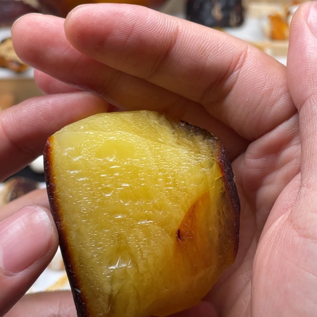 用***7定制琥珀天然蜜蜡