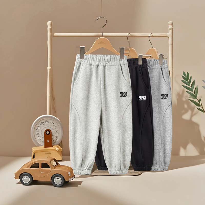 PEPCO/小猪班纳秋季运动裤新款潮休闲中大童束脚卫裤儿童休闲裤