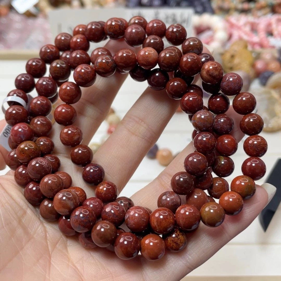 未镶嵌手链硅化玉乌****呀038