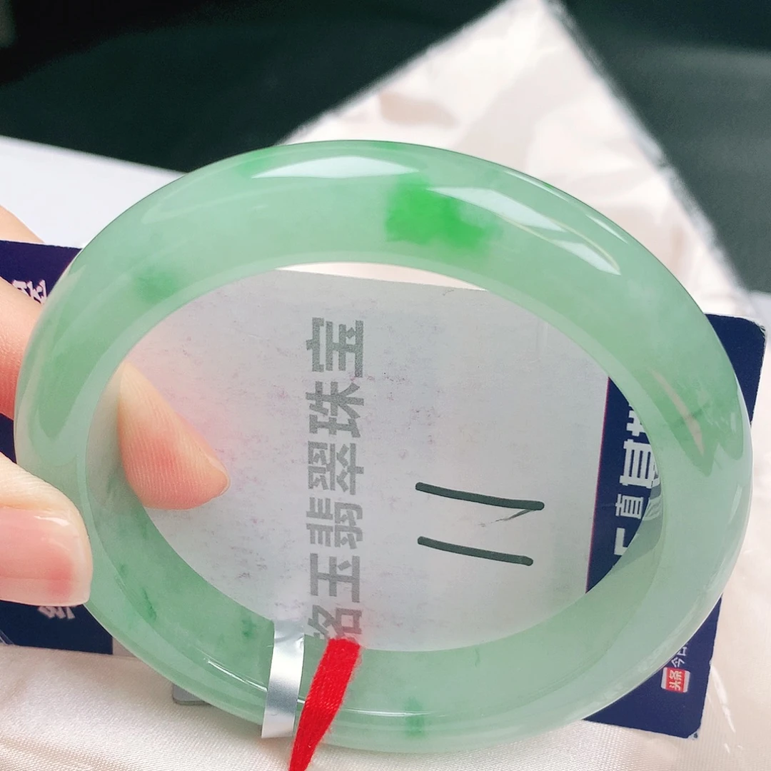 翡翠未镶嵌手镯缅甸天然a货翡翠手镯