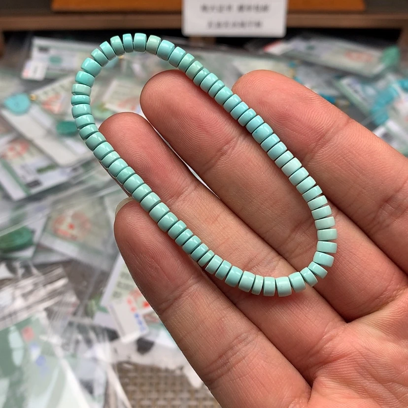 【闪购商品】未镶嵌绿松石颈饰17