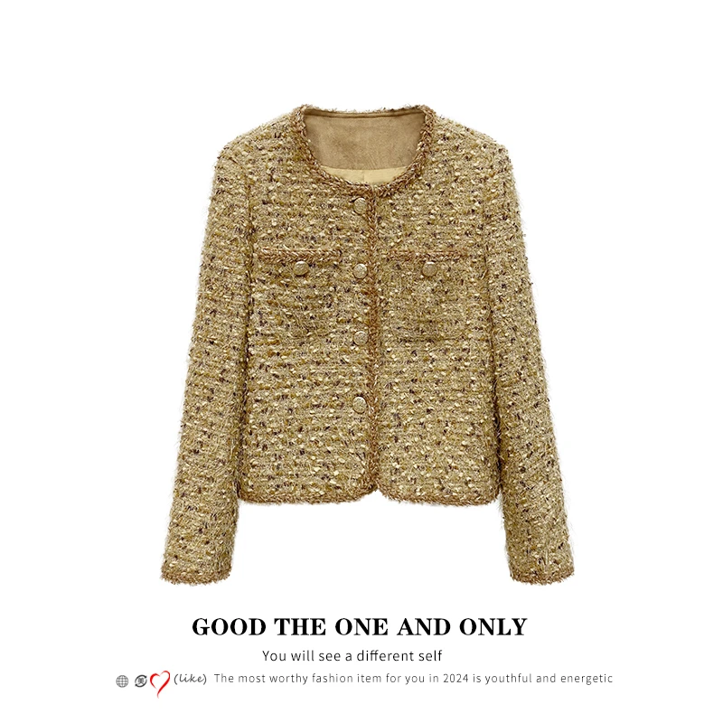 【魅力永恒】时尚高端前沿小香风外套600512