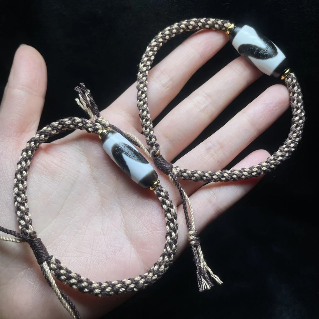 【曹美丽精选】 H91116-玛瑙DIY手绳（牙牙）-多样性发一件-28×11mm