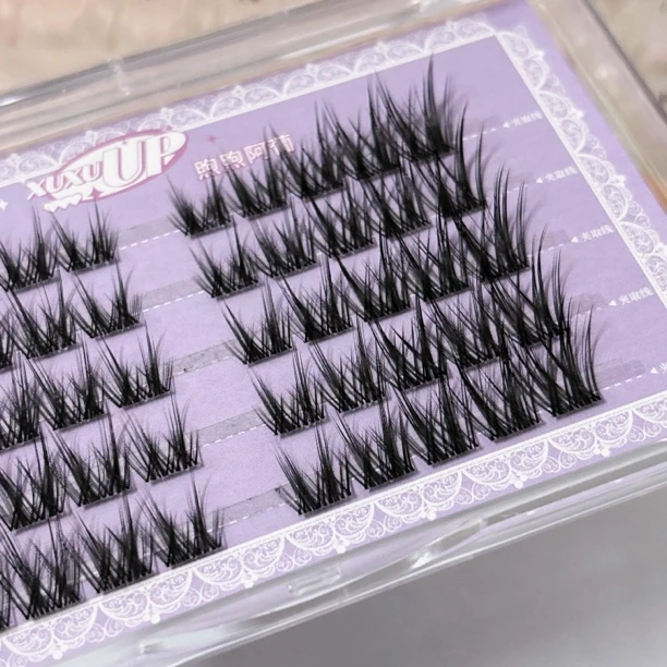 XUXU UP · 绯月狐狐系斜飞亚裔轻欧美混血假睫毛浓密纤长卷翘分段