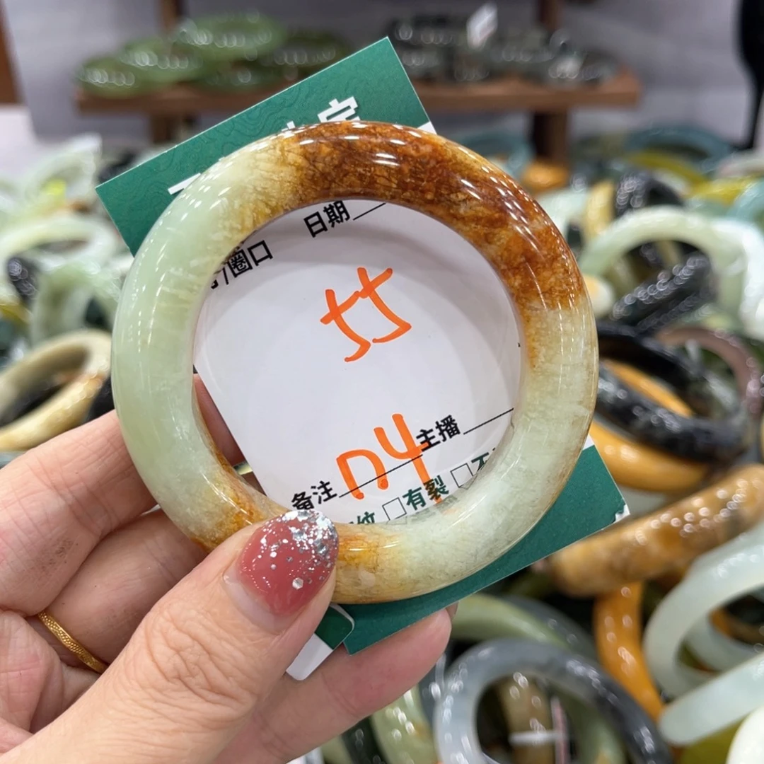 未镶嵌蛇纹石玉手镯手镯